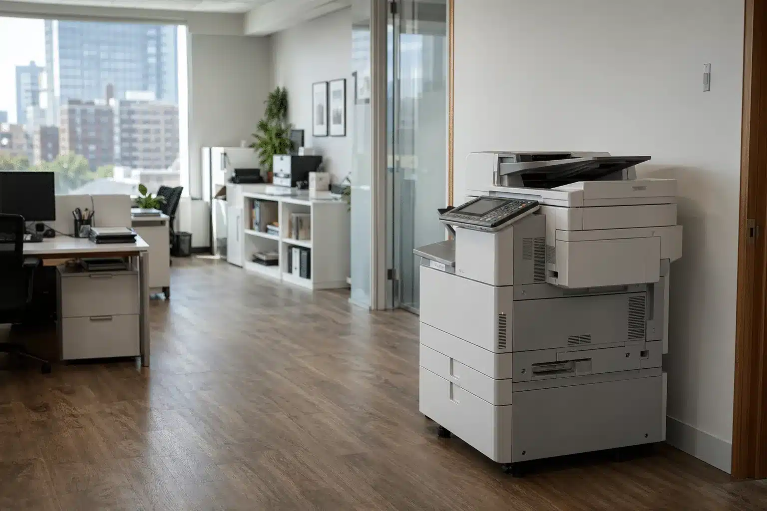 Copier Repair Queens: Fast Service for Office Equipment 7 Multifunction copier in a Queens office