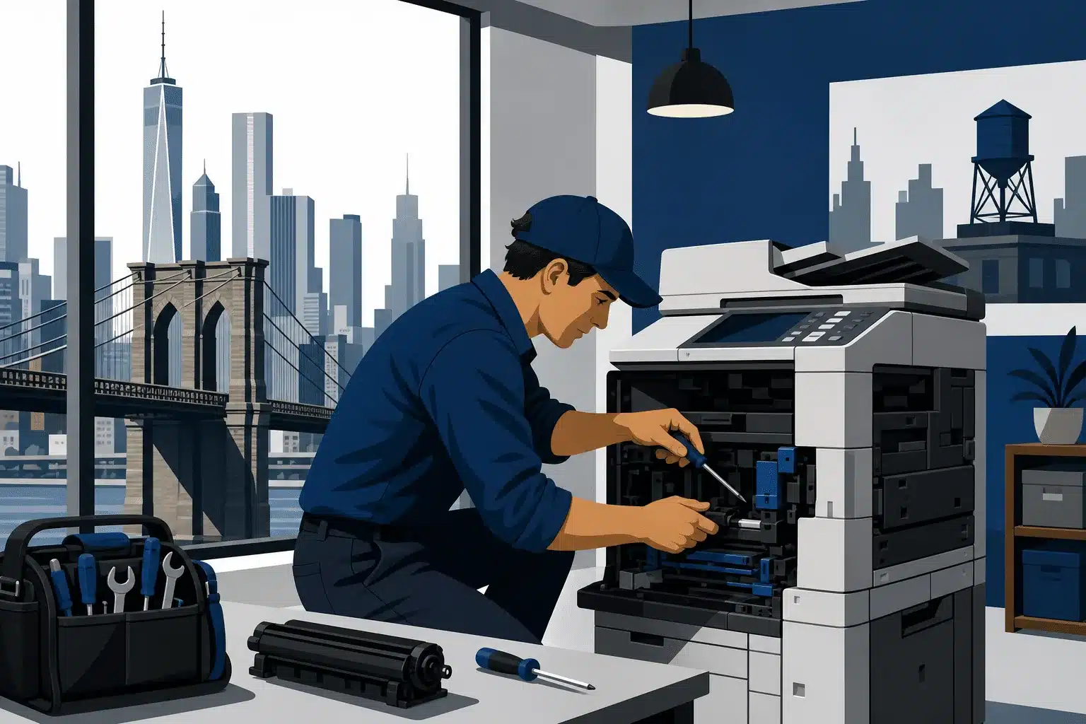 Copier Repair Brooklyn, New York: Professional Equipment Service and Maintenance 6 copier repair Brooklyn hero image