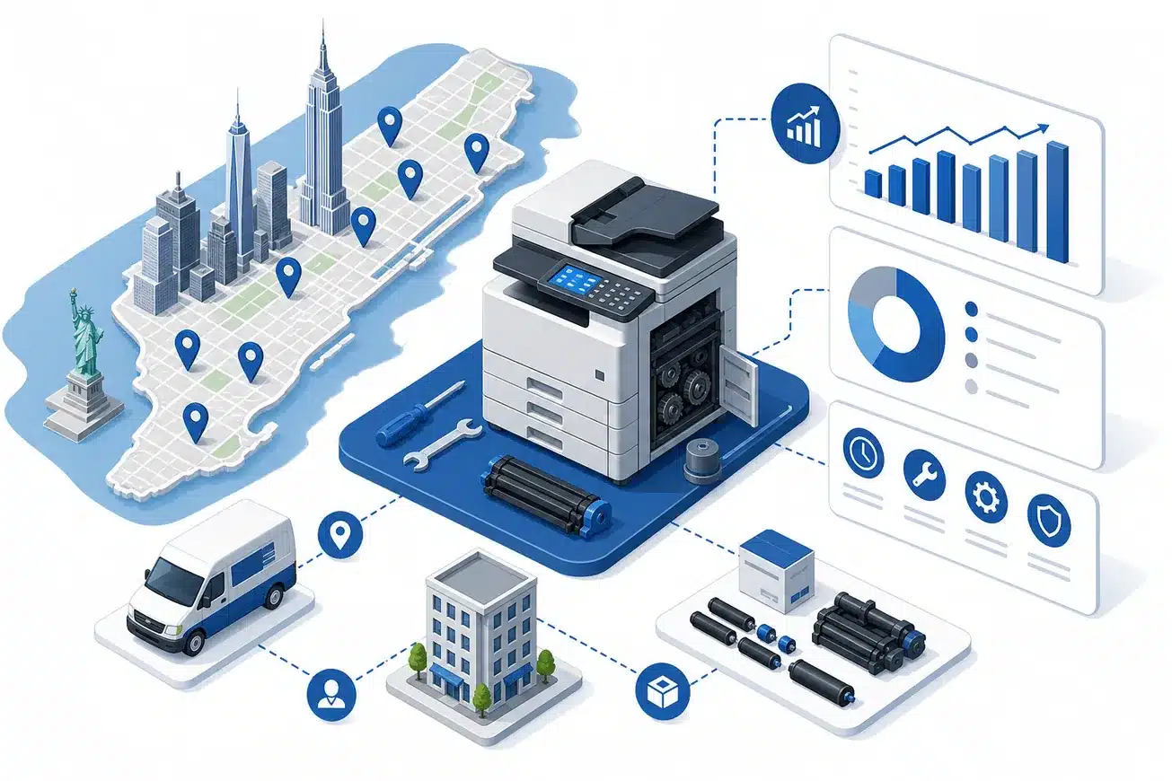 Copier Repair Manhattan: Professional New York Office Equipment Service 1 copier repair Manhattan data illustration