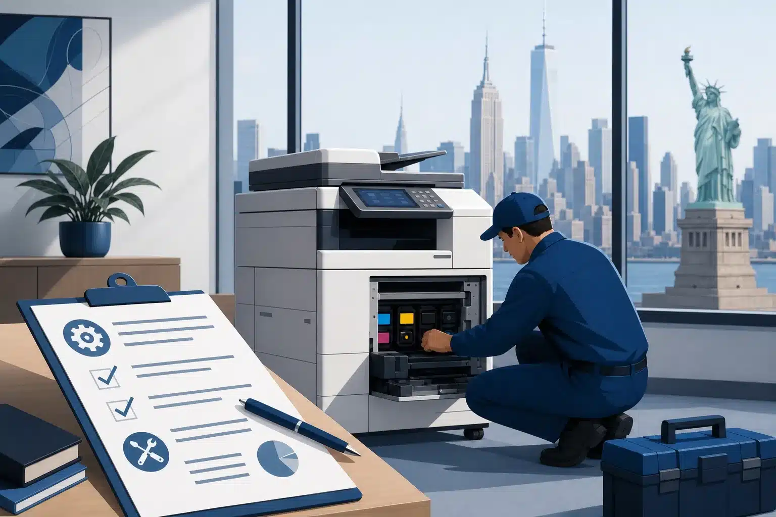 Copier Service Contracts in New York: Print Maintenance Guide 4 copier service contracts hero image