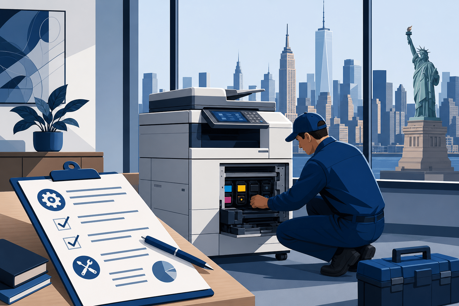 Copier Service Contracts in New York: Print Maintenance Guide 5 copier service contracts hero image