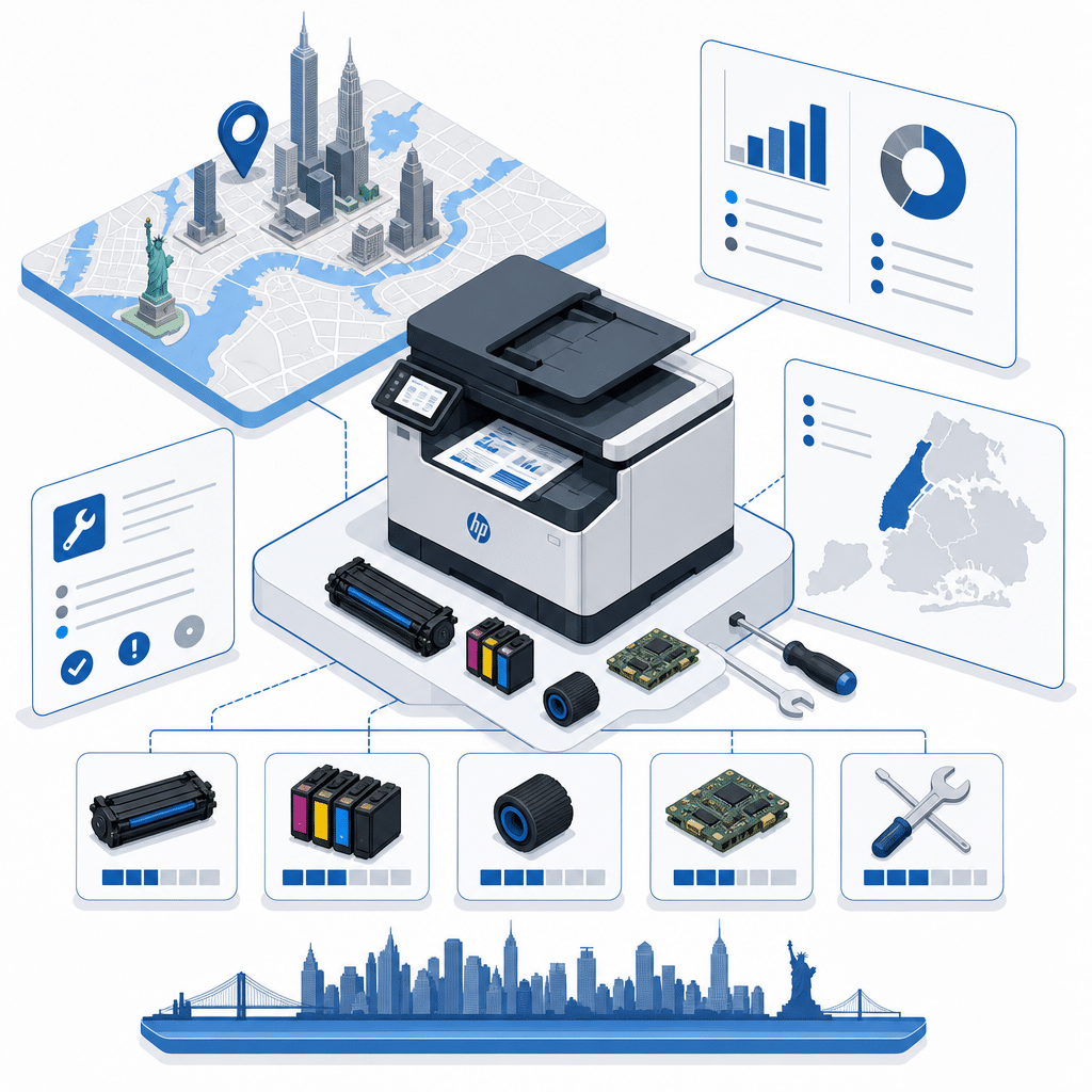 HP Repair Printer in New York, NY: Fast Certified Service for NYC Businesses 1 hp repair printer data illustration